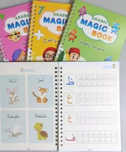 ⁦كتب الخط والكتابة السحرية للأطفال 4 كتب قابلة لإعادة الاستخدام⁩ - الصورة ⁦8⁩