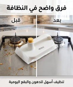 ⁦أداة تنظيف الجدران والرخام اليدوية بزر التخلص من القماش⁩ - الصورة ⁦3⁩