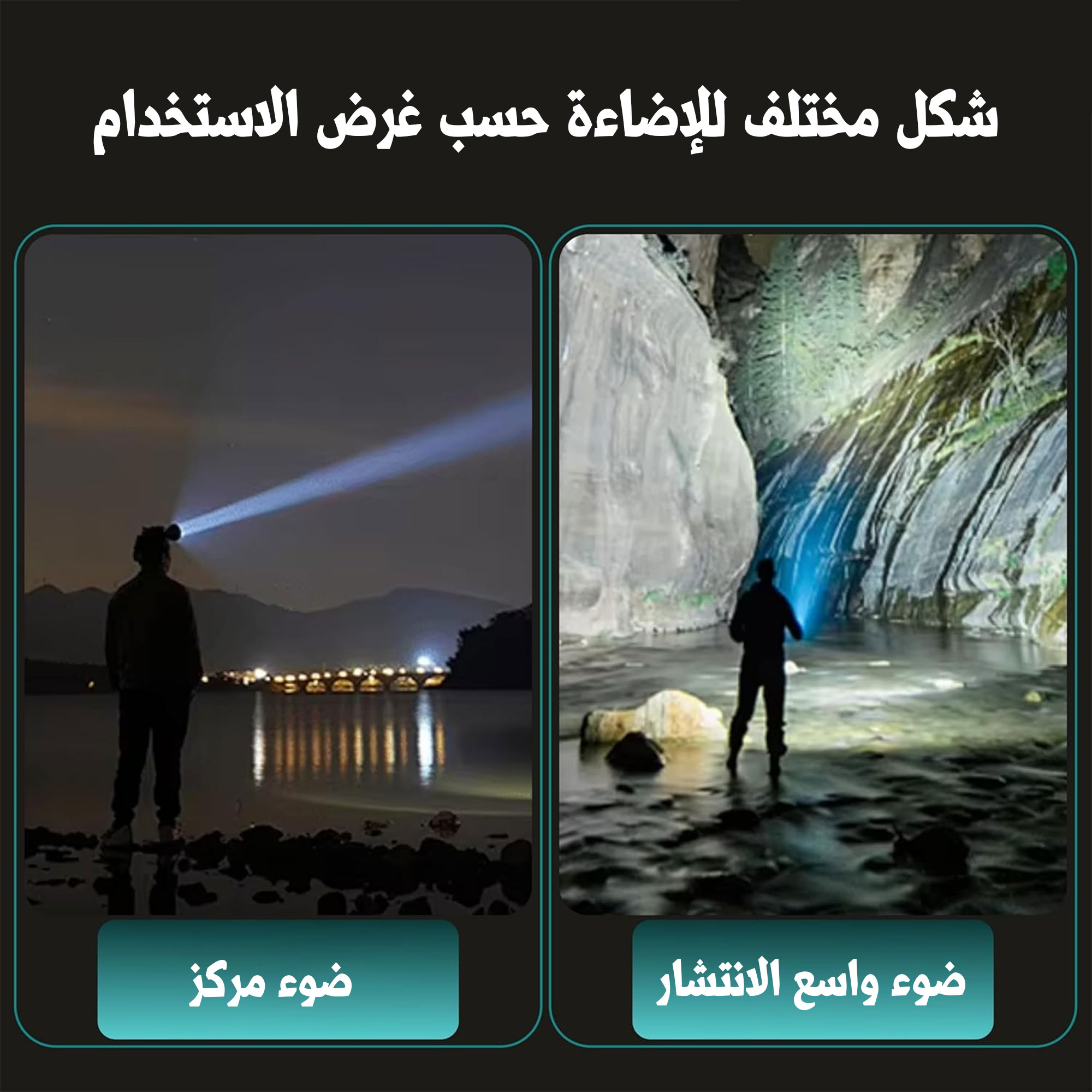 • مصباح رأسي للتخييم - الصورة 8