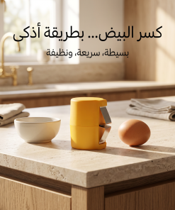 ⁦• أداة تكسير البيض اليدوية للمطبخ⁩ - الصورة ⁦9⁩