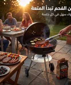 • شواية الفحم المحمولة