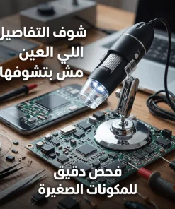 portable hd digital microscope USB electronic magnifier ضمان عام - الصورة 7