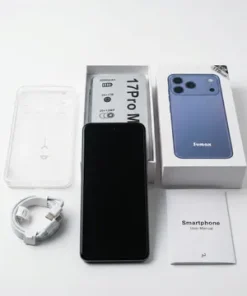هاتف 17 Pro max لون برتقالي (ضمان عام ) ثنائي الشريحة + هدية جراب شفاف