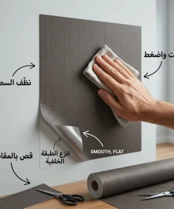 ⁦ورق جدران وتجليد لتجديد البلاط القديم بدون تكسير⁩ - الصورة ⁦4⁩