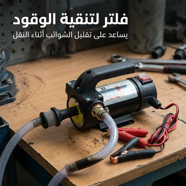 مضخة شفط ديزل محمولة تعمل بتيار مستمر 12 فولت - الصورة 3