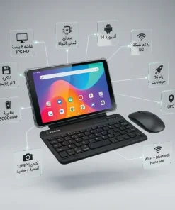 Alternative view of تابلت 8 إنش 17 Pro Max ضمان عام بكيبورد و ماوس بلوتوث + مجموعة هدايا تيرا