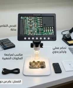 ⁦ميكرسكوب بشاشة عالى الجودة ضمان عام⁩ - الصورة ⁦7⁩