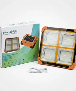 ⁦كشاف طاقة شمسية LED قوي لإضاءة الأحواش والشوارع بدون كهرباء.200 واط⁩ - الصورة ⁦8⁩