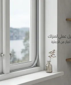 Alternative view of شريط مطاطي عازل للأبواب والنوافذ مانع للغبار والاتربة والماء