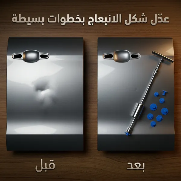 أداة إصلاح انبعاجات السيارة بمقبض حديدي - الصورة 5