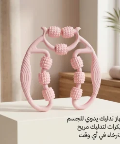 أداة تدليك محمولة للساقين 9 بكرات-لعلاج السيليولايت - الصورة 5