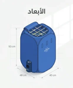 مجفف ملابس وكواية محمول قابل للطي مع موزع هواء ساخن - الصورة 5