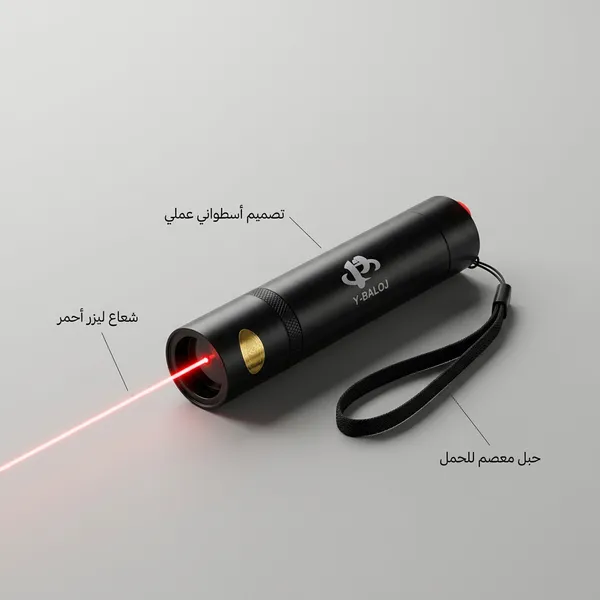 مصباح يدوي صغير بالأشعة فوق البنفسجية وليزر - الصورة 2
