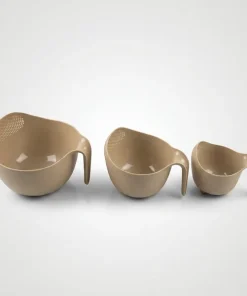 ⁦طقم أوعية غسيل وتصفية الأرز 3 قطع⁩ - الصورة ⁦7⁩