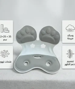 مسند ظهر ومقعد طبي لدعم العمود الفقري - الصورة 6