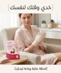⁦قناع لليدين تعمل على تغذية البشرة الرقيقة بلطف، وتفتيحها وترطيبها بعمق⁩ - الصورة ⁦3⁩