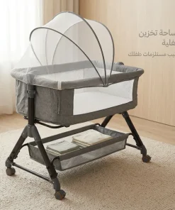 سرير هزاز للنوم، ومهد وأرجوحة مريحة للرضع - الصورة 4