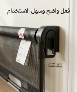 ⁦بوابة حاجز للأطفال تفتح حتى 140 سم بمؤشر القفل⁩ - الصورة ⁦5⁩