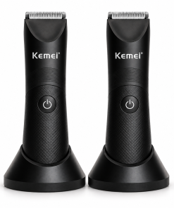ماكينتا حلاقة Kemei باللون الأسود مع قواعد الشحن